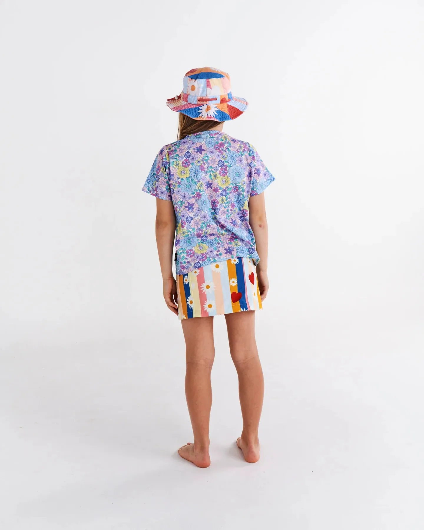 Kip & Co Flower Child Cotton Drill Skirt