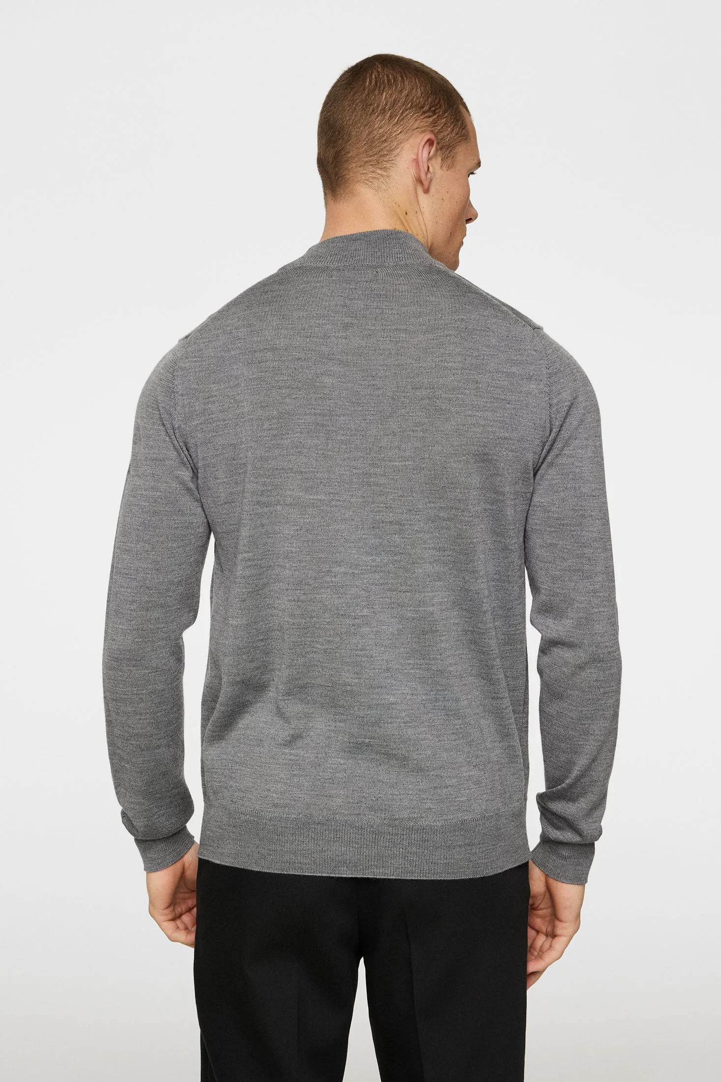 Korman Merino Turtle Neck / Mid Grey Melange