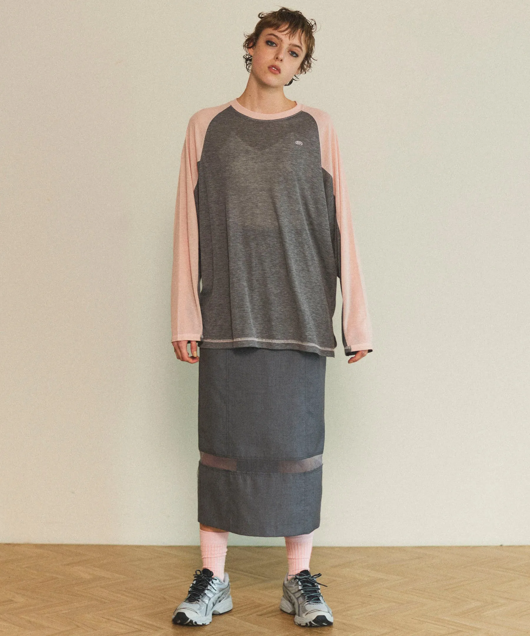Layered A-line Skirt