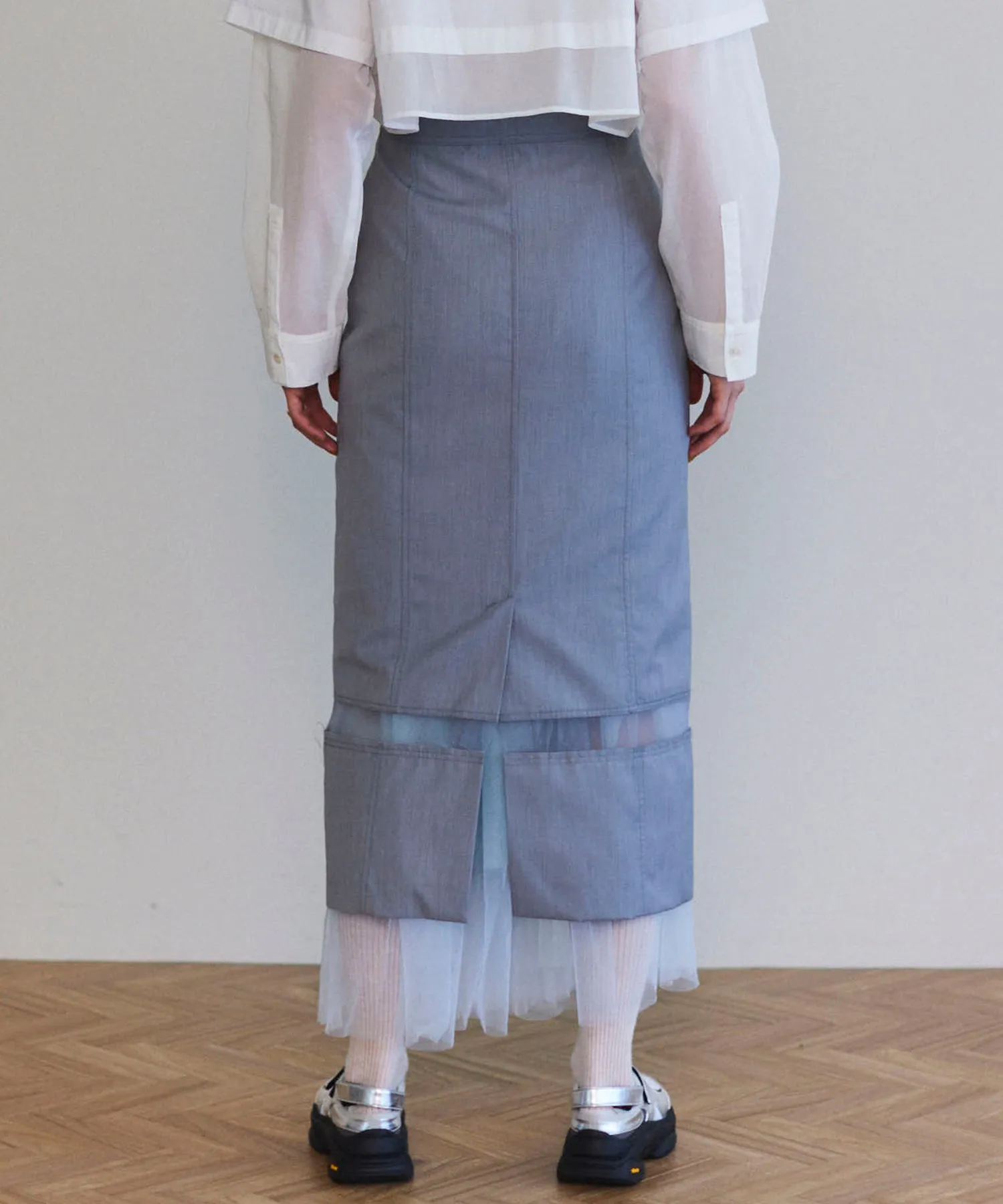 Layered A-line Skirt