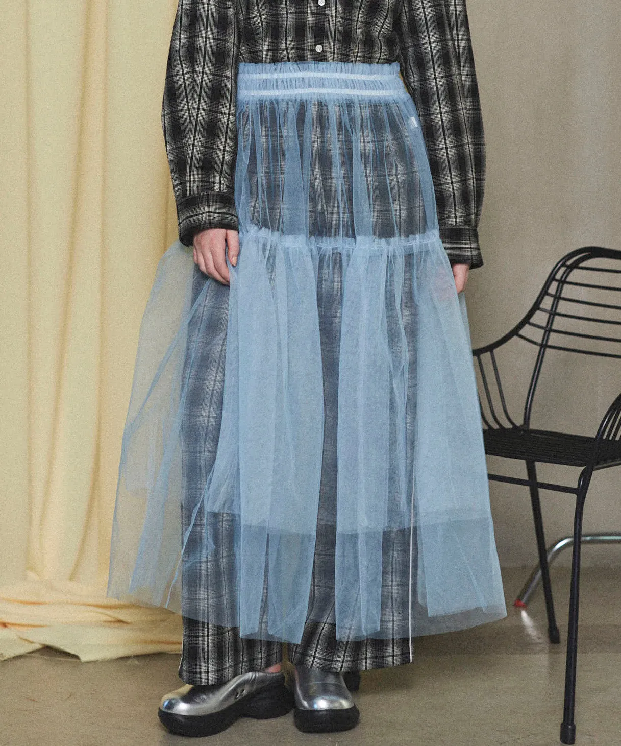 Layered A-line Skirt