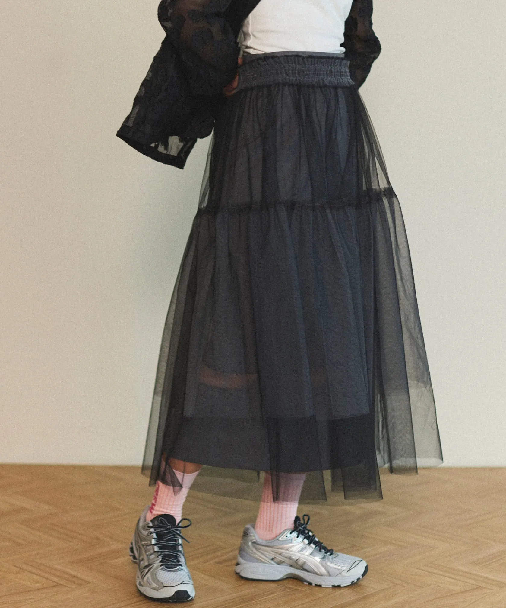 Layered A-line Skirt