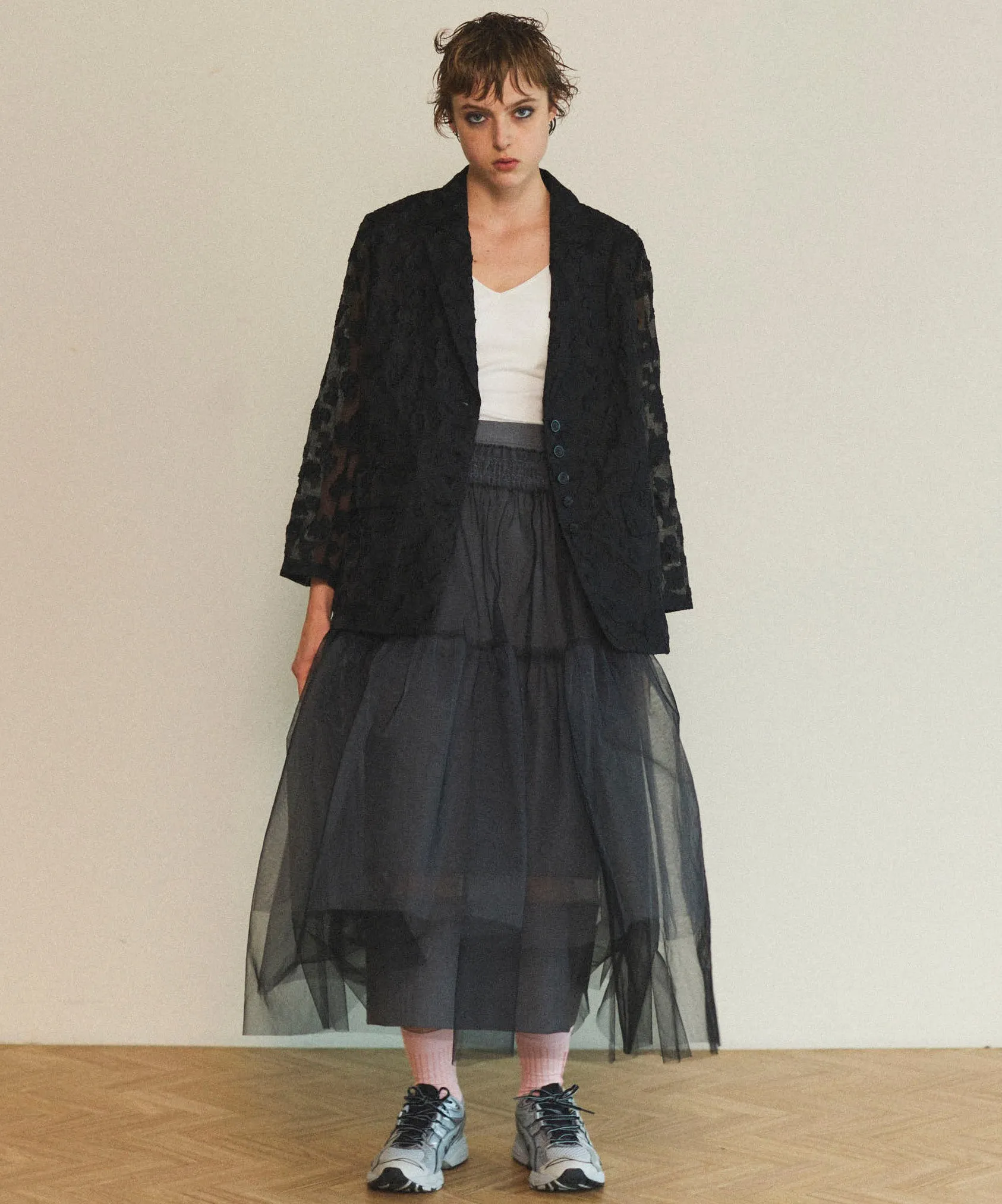 Layered A-line Skirt