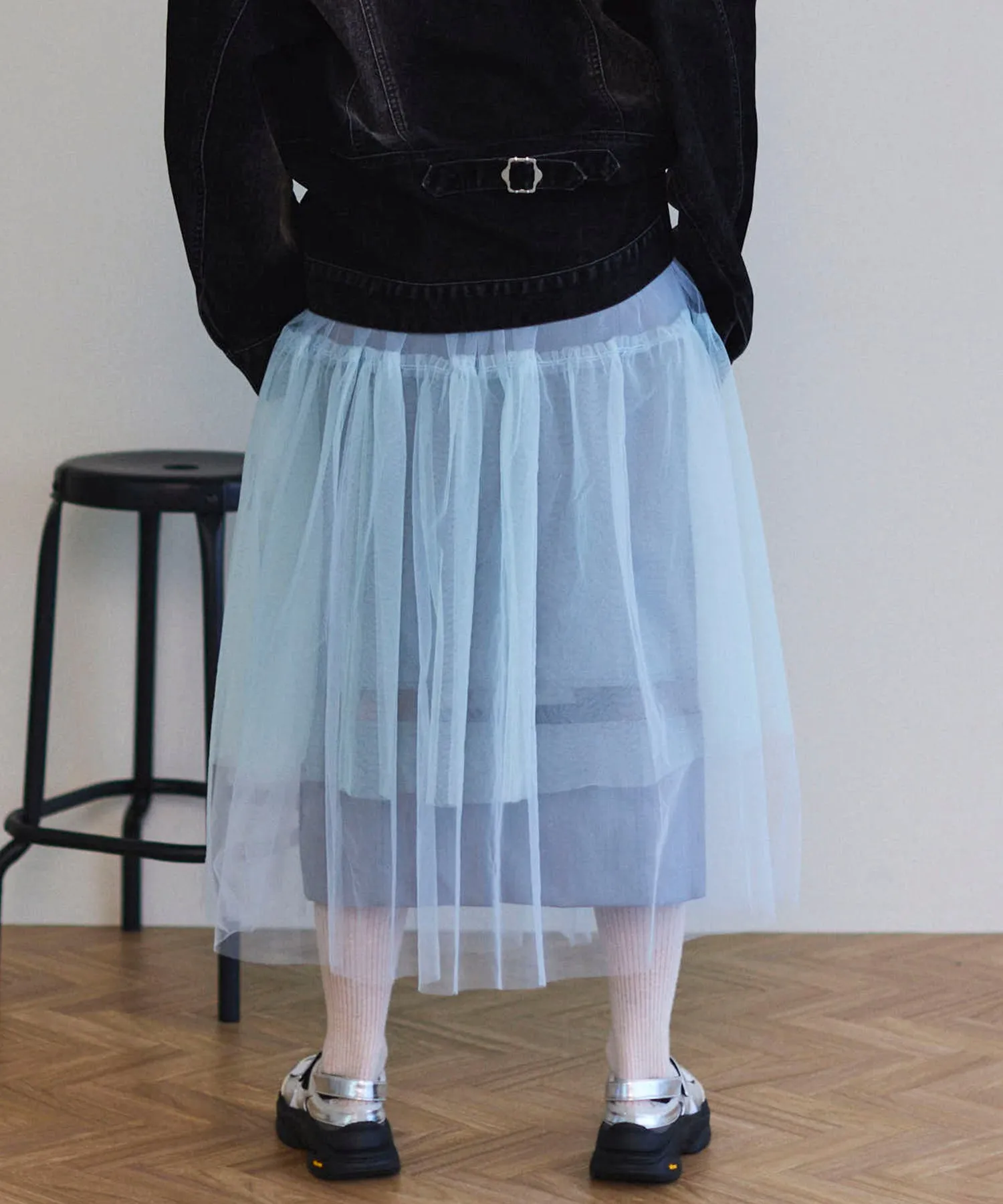 Layered A-line Skirt