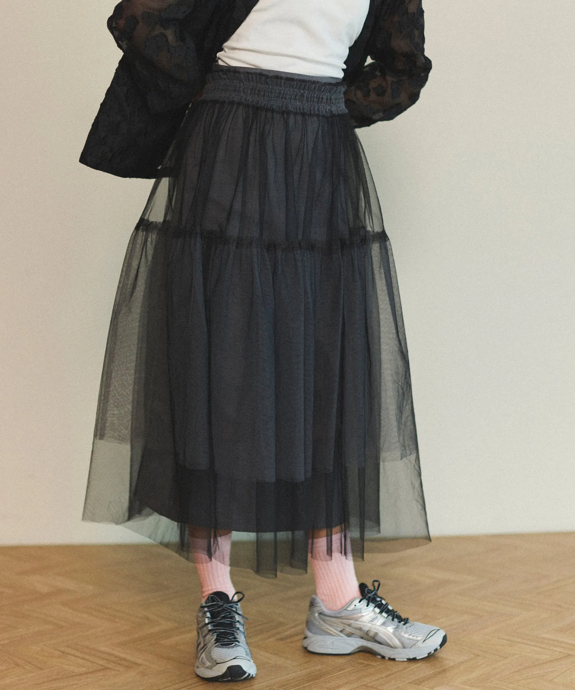 Layered A-line Skirt