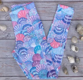 Leggings - Sea Shells 8, 10, 20