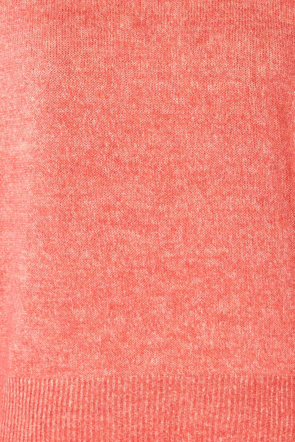 Lenes Coral | Melange Knit Sweater