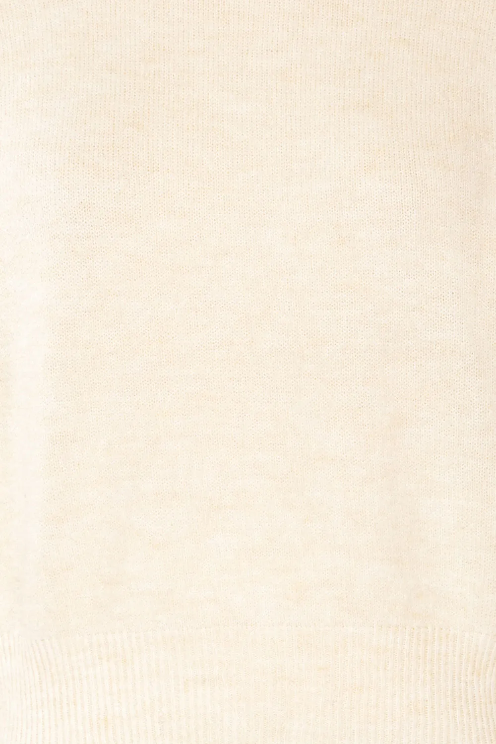Lenes Cream | Melange Knit Sweater