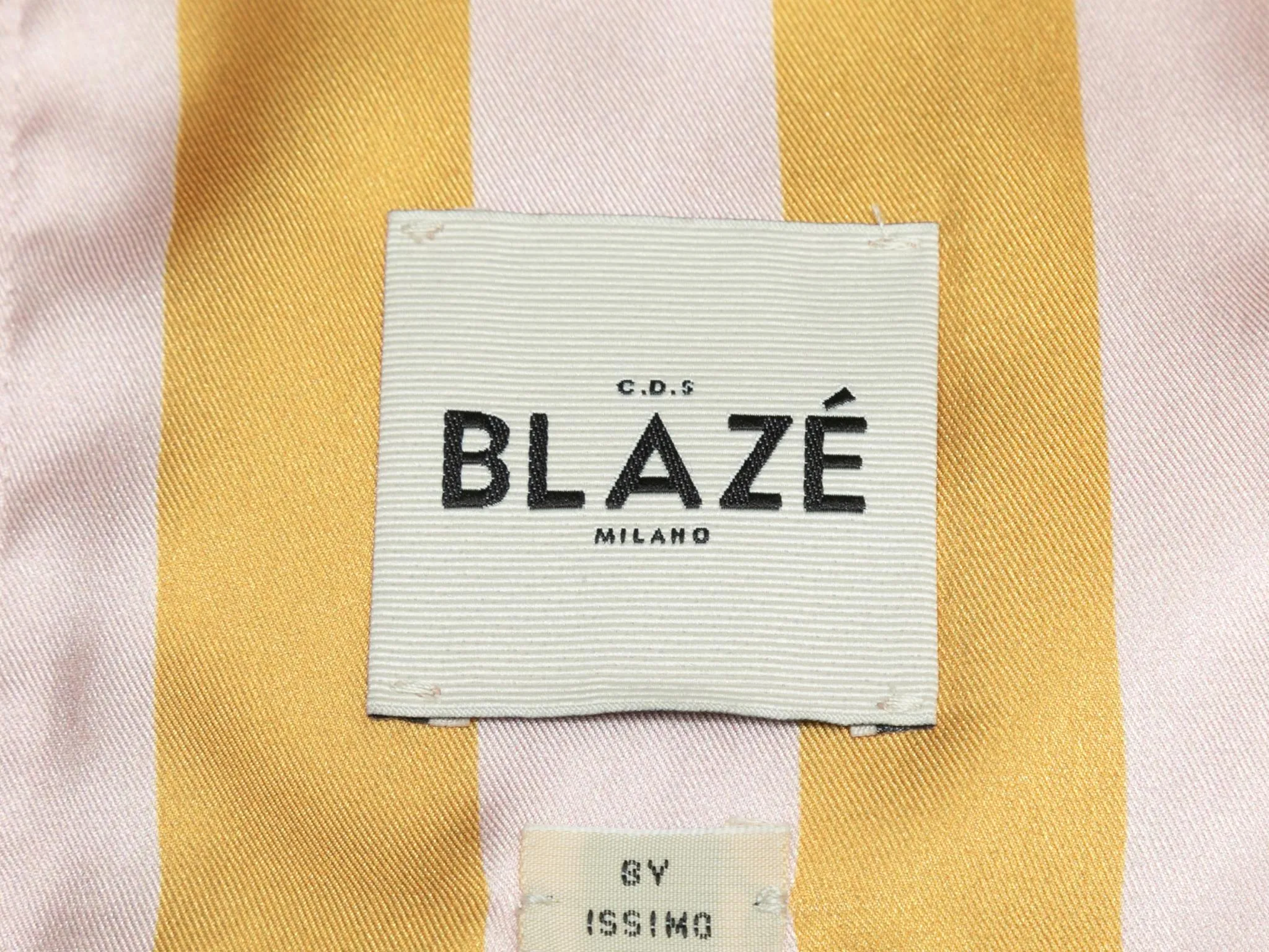 Light Pink Blazer Issimo Double-Breasted Blazer Size US S/M