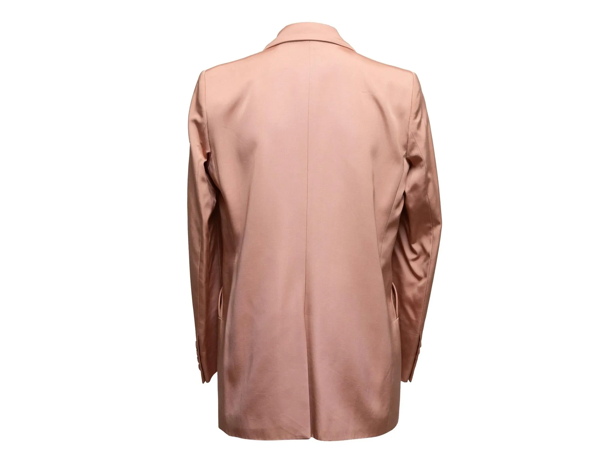 Light Pink Blazer Issimo Double-Breasted Blazer Size US S/M