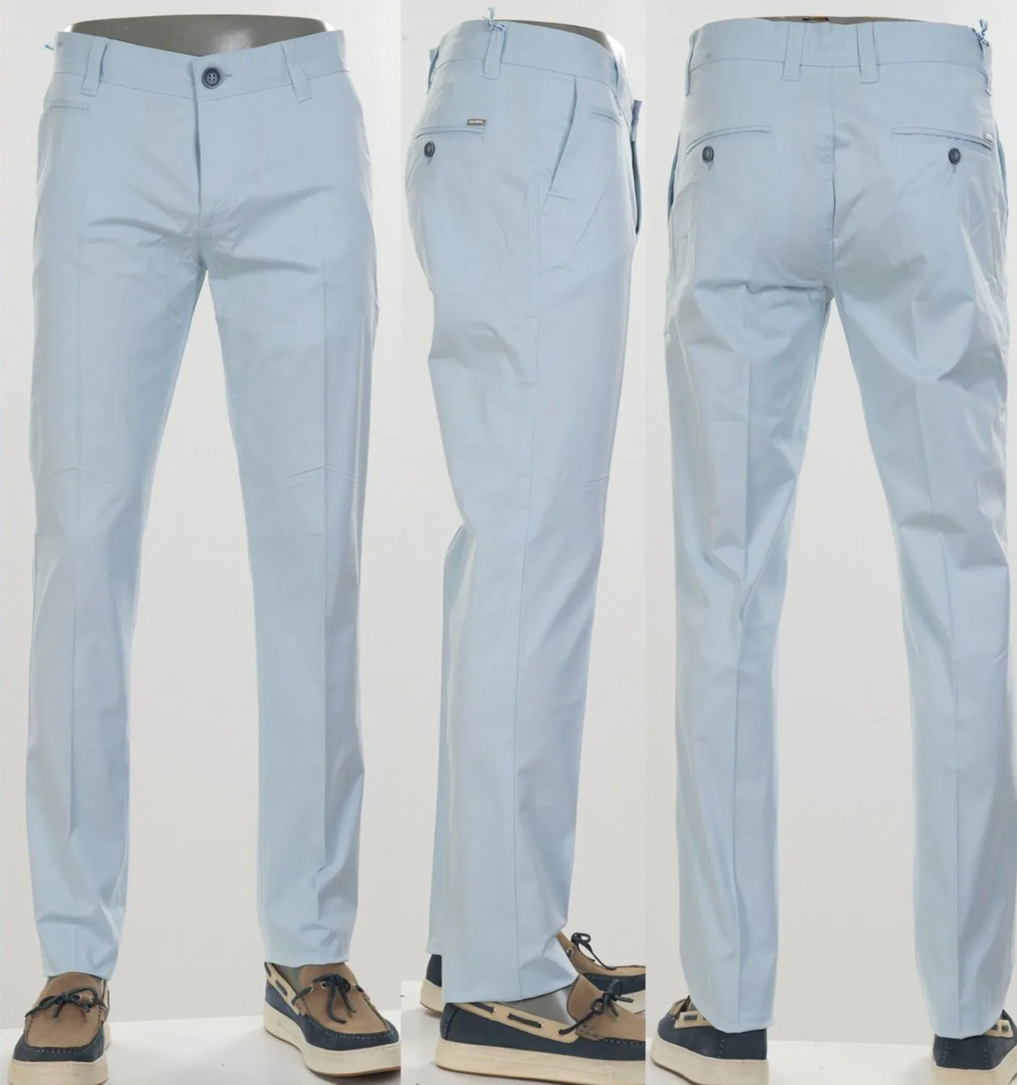 Light Trousers - Baby Blue