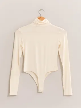 London LS Turtleneck Bodysuit - Cream