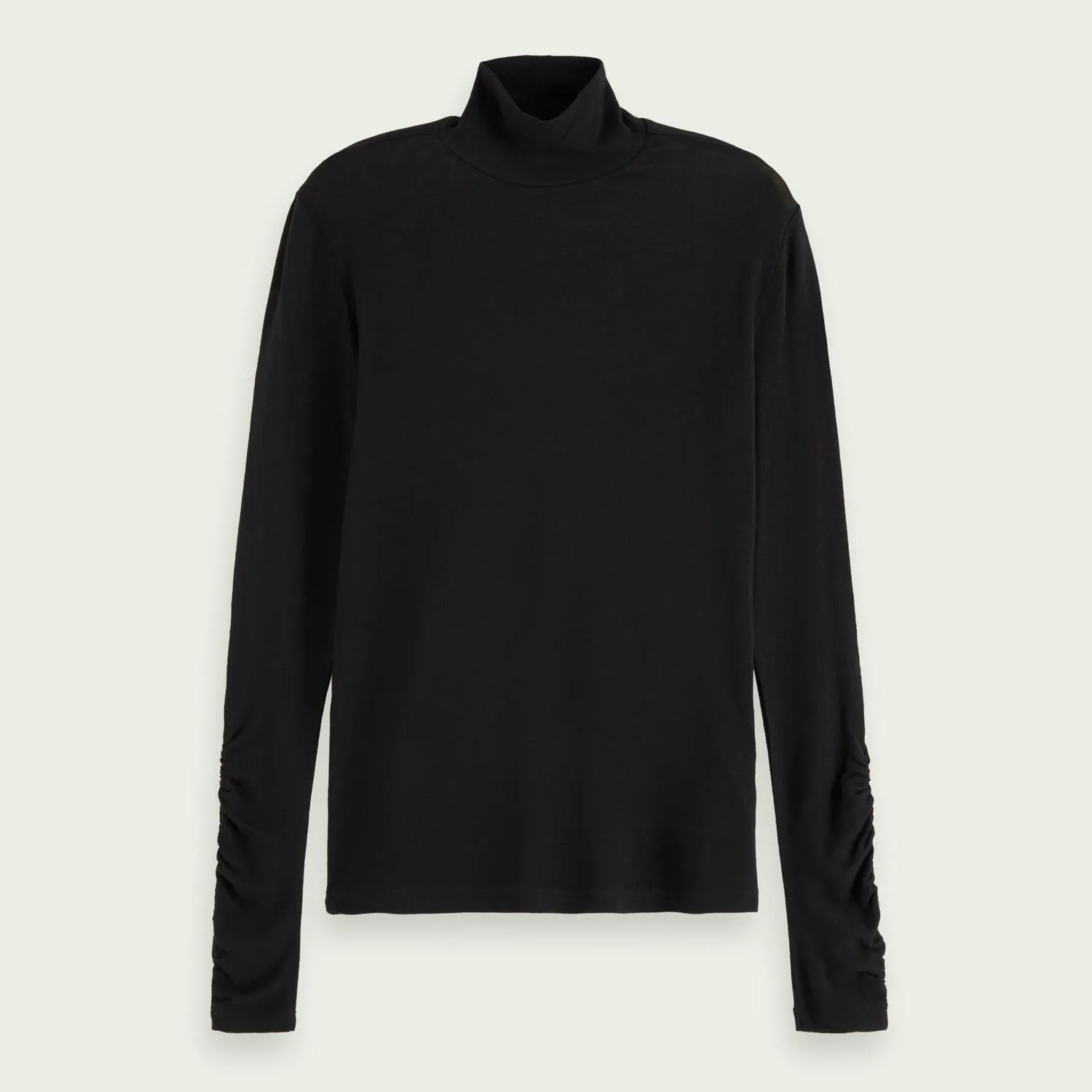 Long Sleeve Turtleneck T-Shirt (Black)