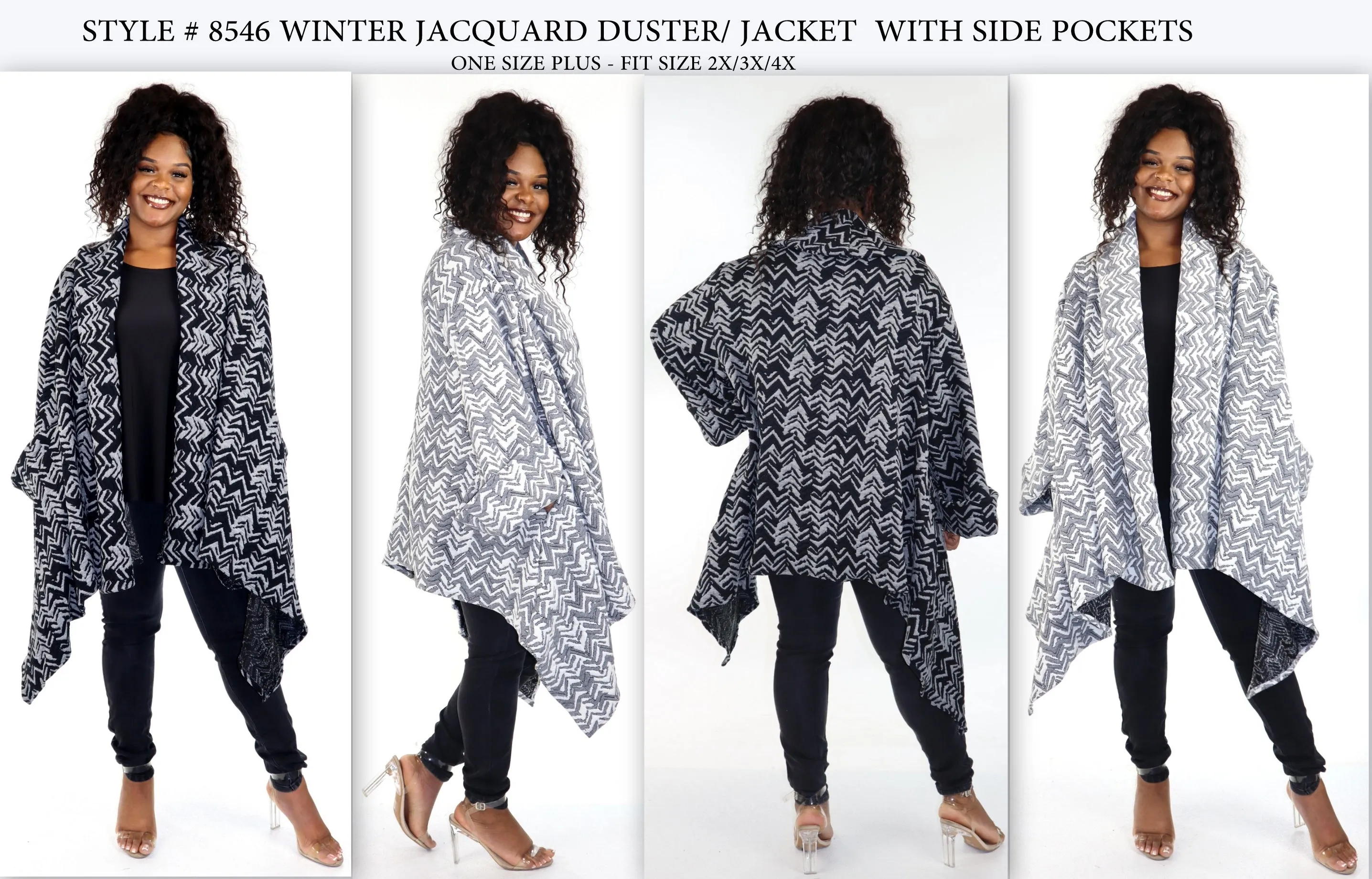 Made in USA, Ultimate Travelers Jacket, Plus Size Jacket, Jacqaurd Duster, Chevron  print Jacket, Jacquard Coat, Winter jacket, winter coat.