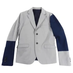 Marni Grey and Navy Colour Block Blazer -  38