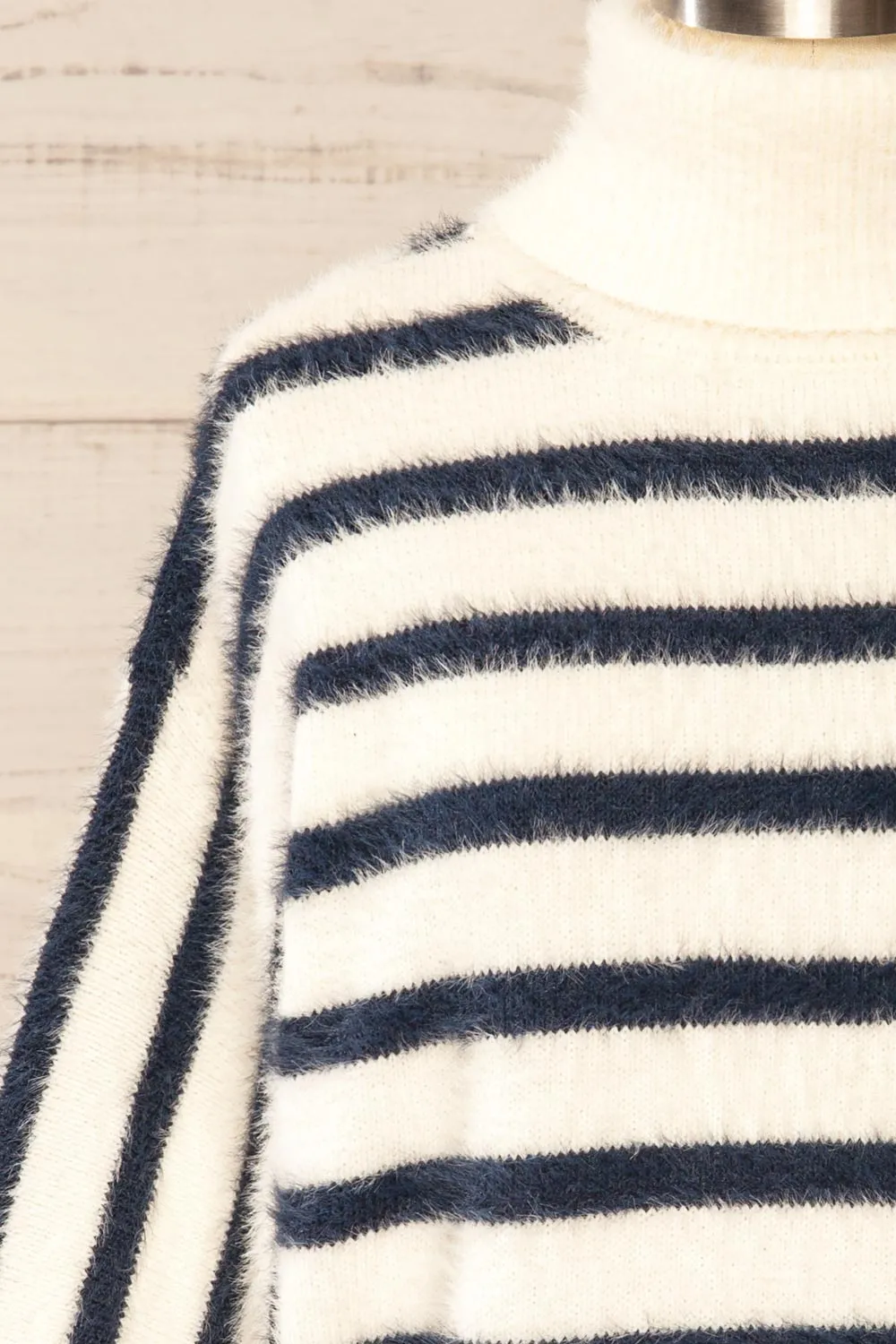 Mhatelot | Stripped Fuzzy Sweater