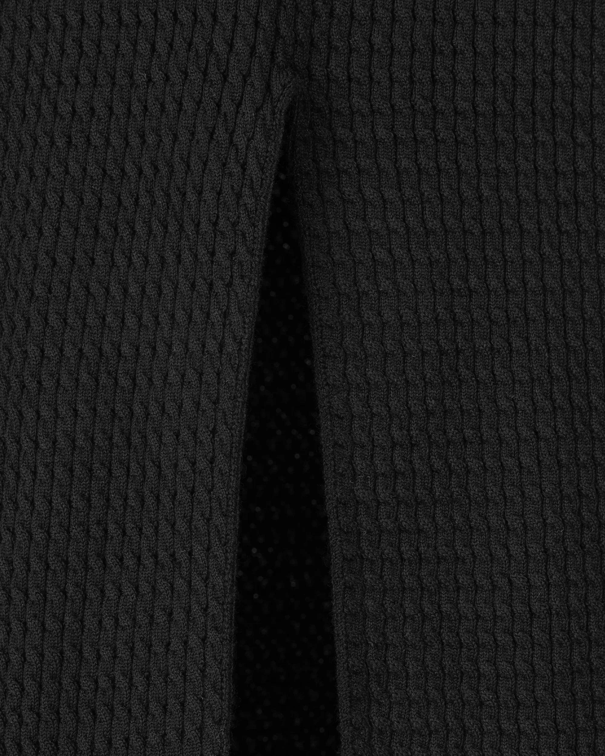 Micro Cable Wool Fitted Dress