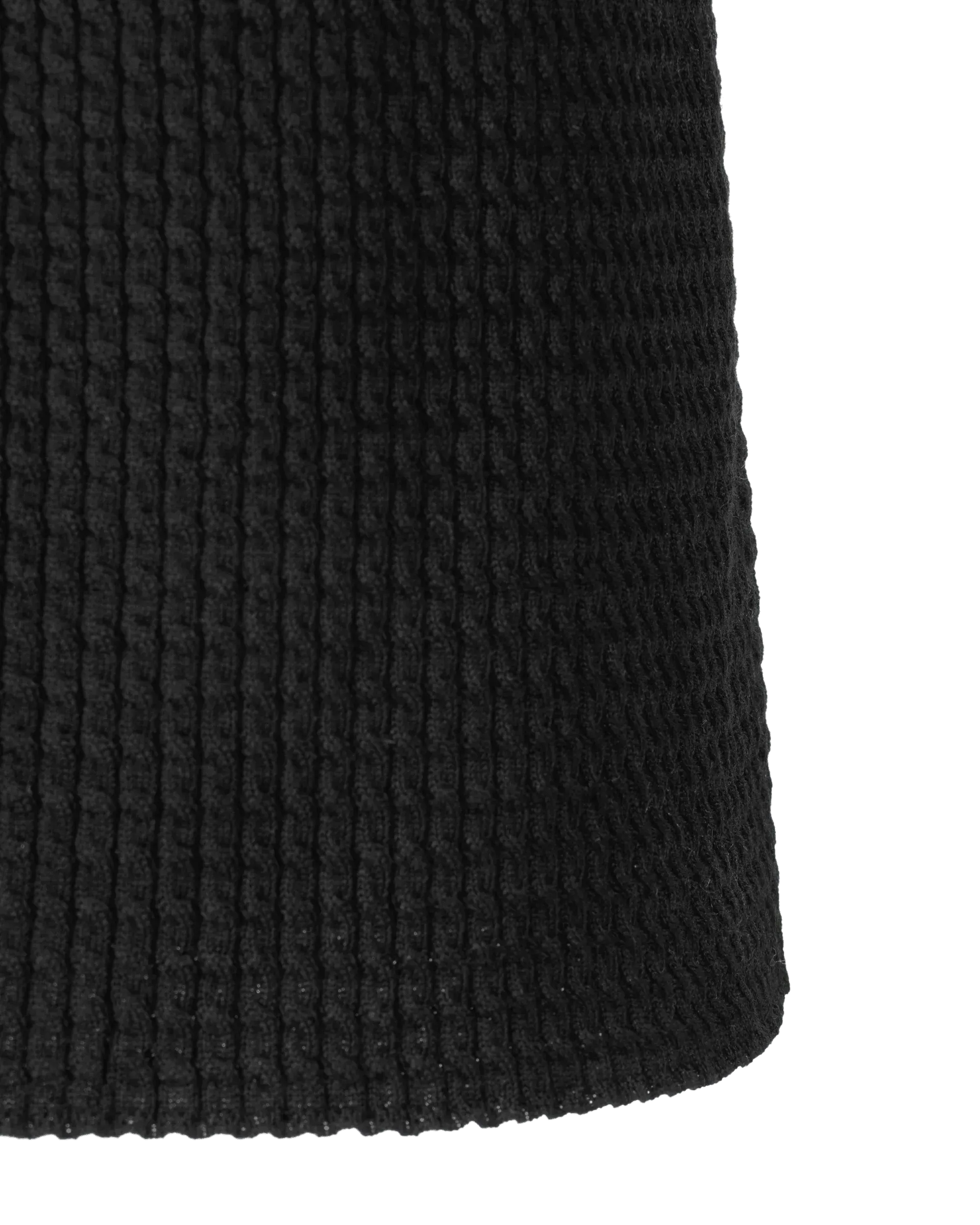 Micro Cable Wool Fitted Dress