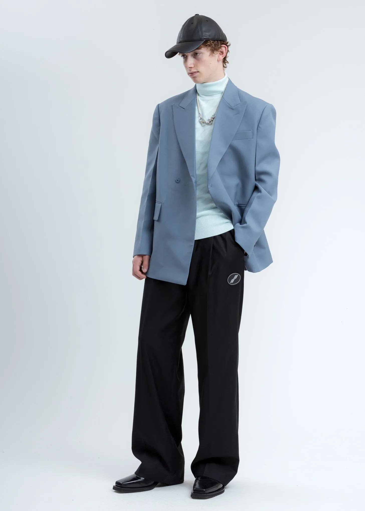 Mint Allover Logo Turtleneck