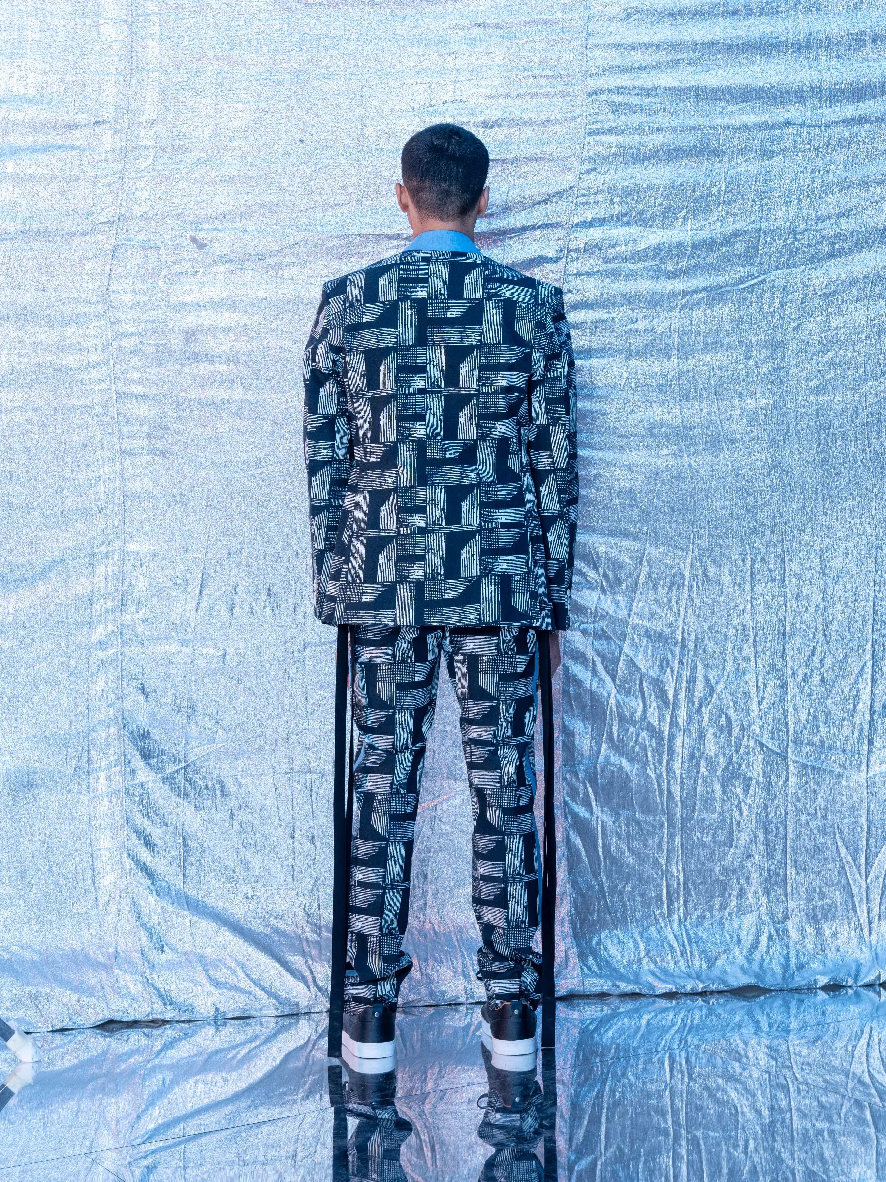 Modern  Day Printed  Tuxedo