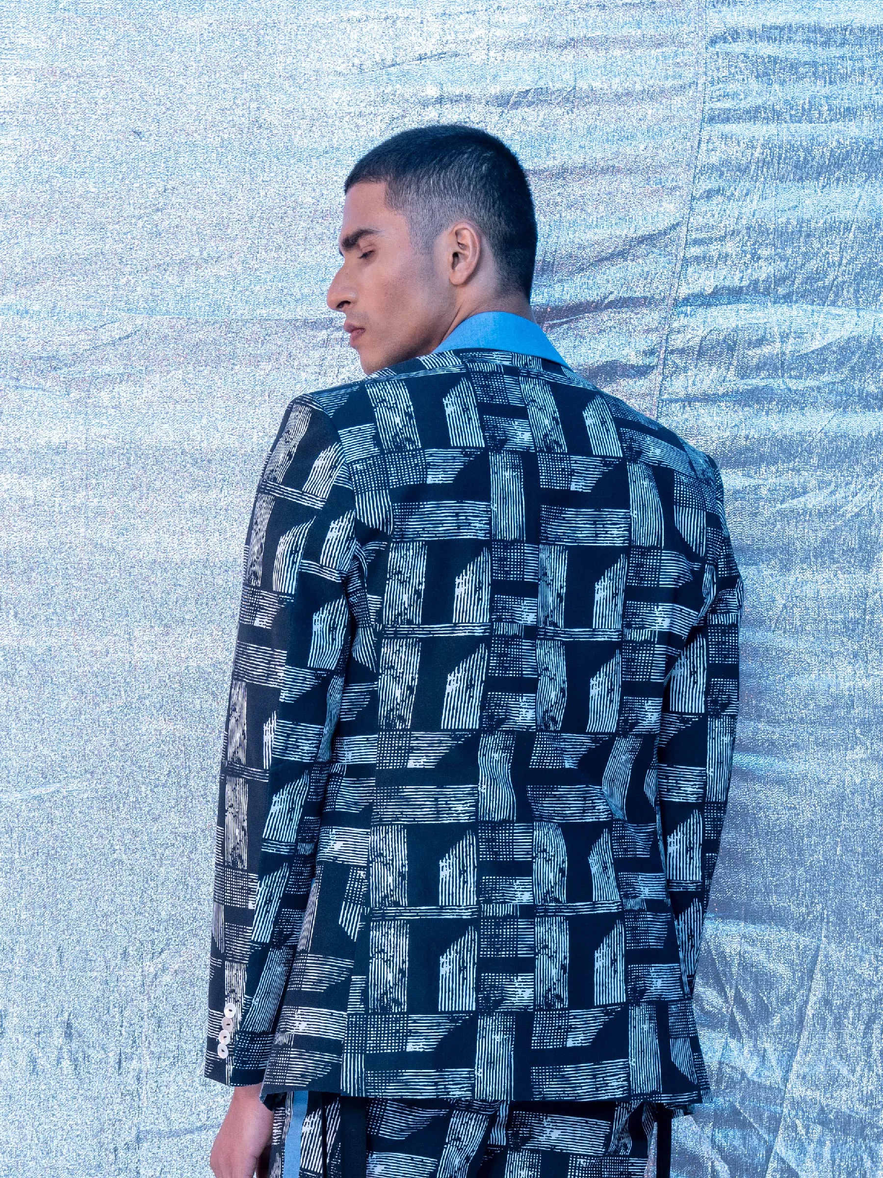 Modern  Day Printed  Tuxedo
