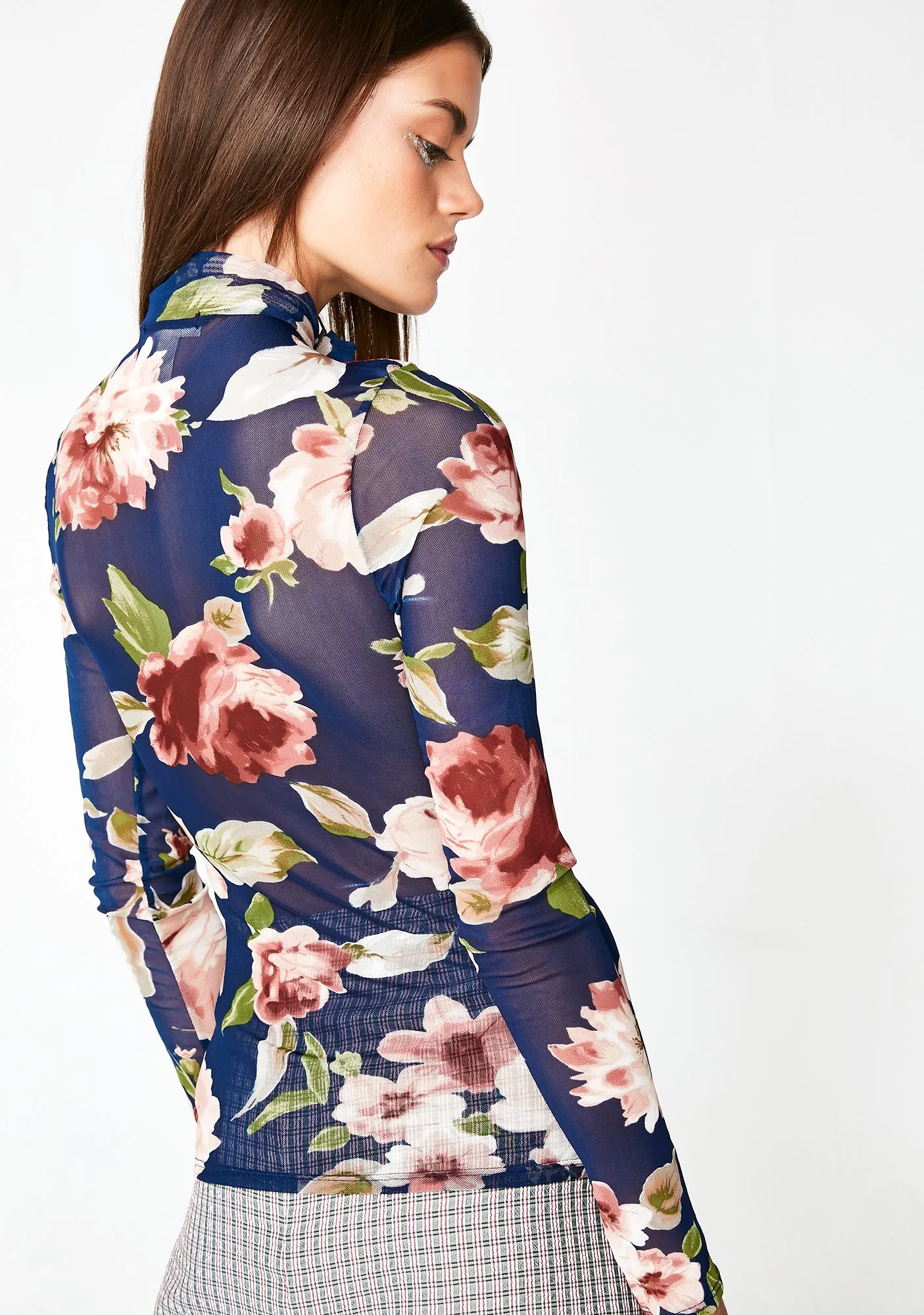 Moonshine Bed Of Rose Sheer Top