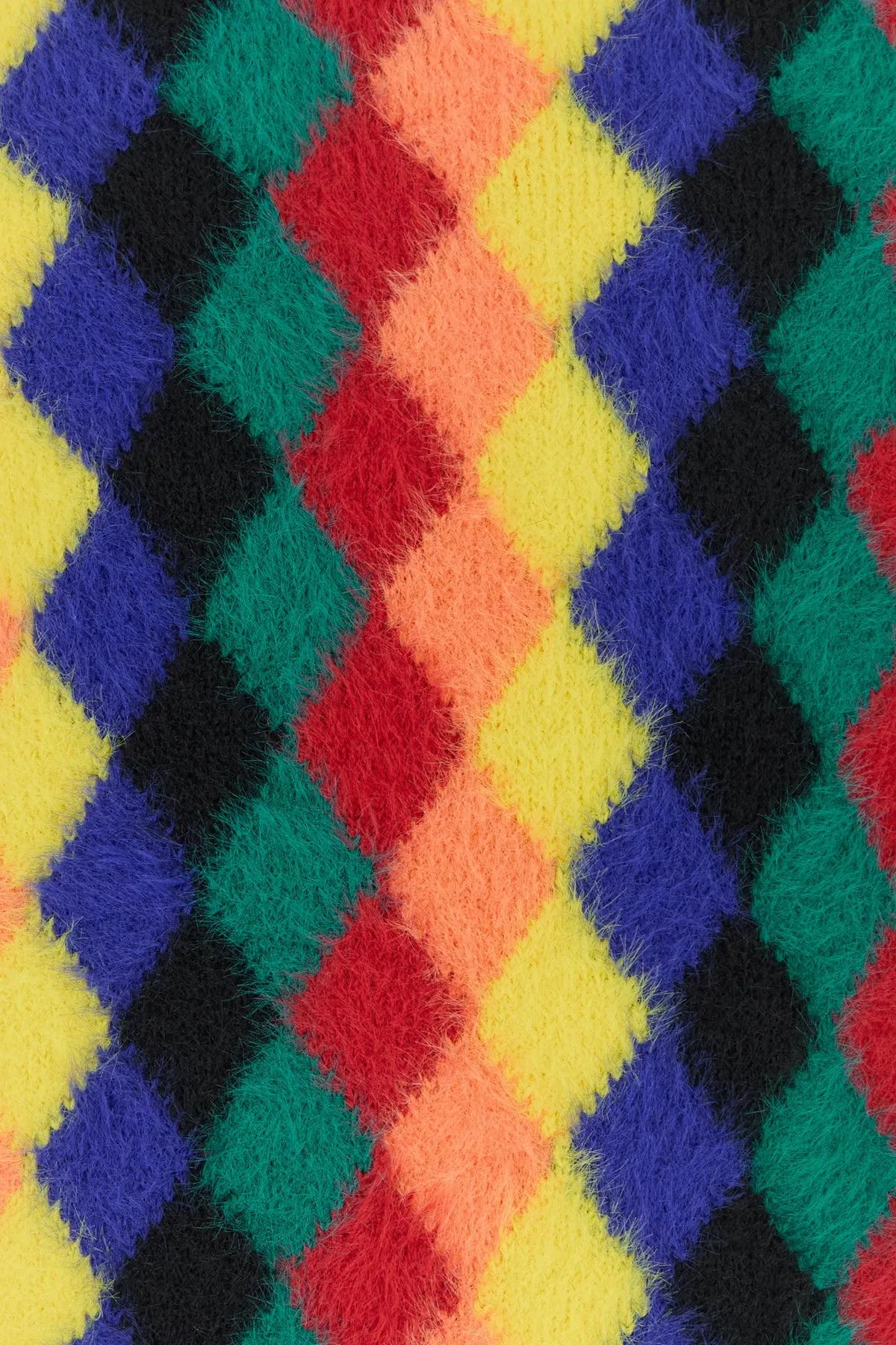 Multicolor nylon sweater