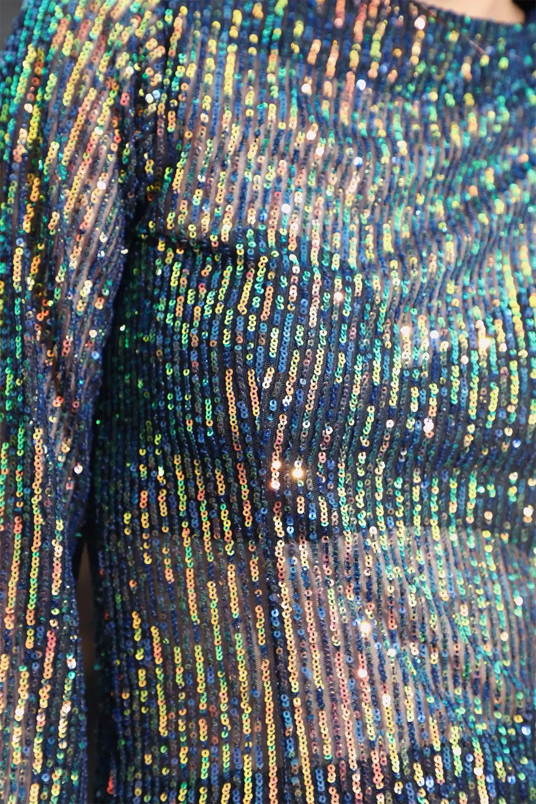 Multicolored Sequin Dress