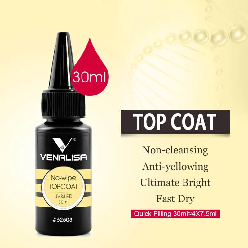 No-wipe Top Coat 30ml (For Qucik Filling)