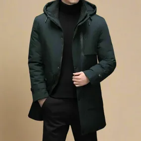 Olaf&Dave Auturo Parka | Casual Waterdichte Lange Winterjas voor Heren