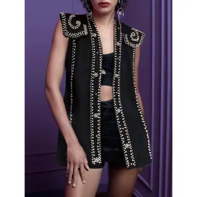 Patchwork Diamond Vintage Coat