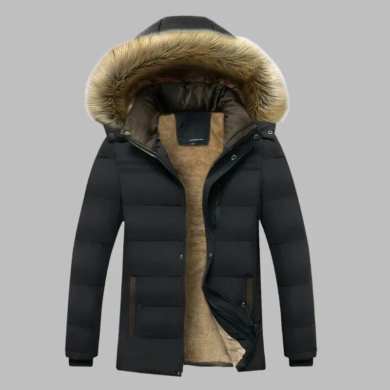 Pathfinder Parka | Langer, warmer, wasserdichter Wintermantel für Herren mit Fleecefutter