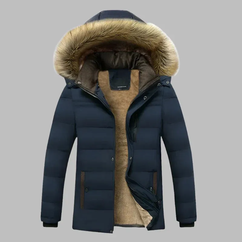 Pathfinder Parka | Langer, warmer, wasserdichter Wintermantel für Herren mit Fleecefutter