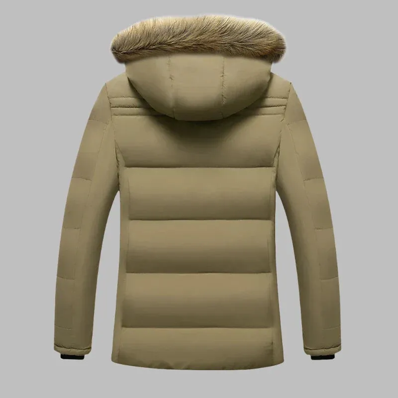 Pathfinder Parka | Langer, warmer, wasserdichter Wintermantel für Herren mit Fleecefutter