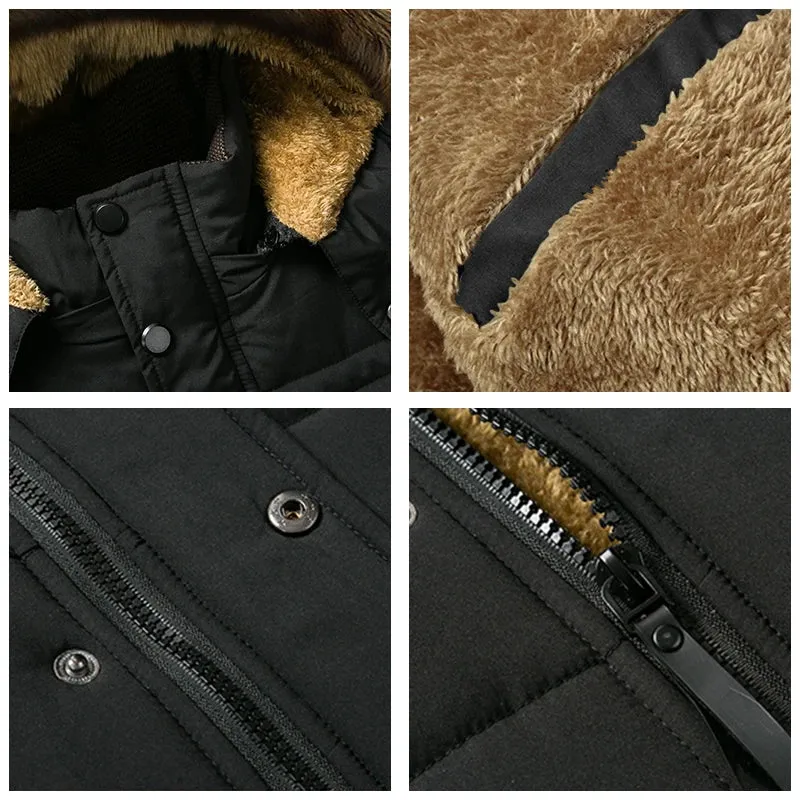 Pathfinder Parka | Langer, warmer, wasserdichter Wintermantel für Herren mit Fleecefutter