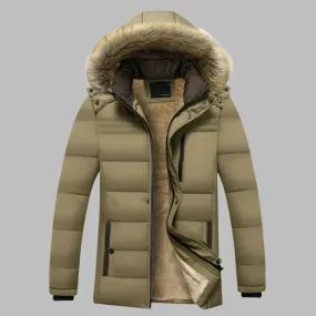 Pathfinder Parka | Langer, warmer, wasserdichter Wintermantel für Herren mit Fleecefutter