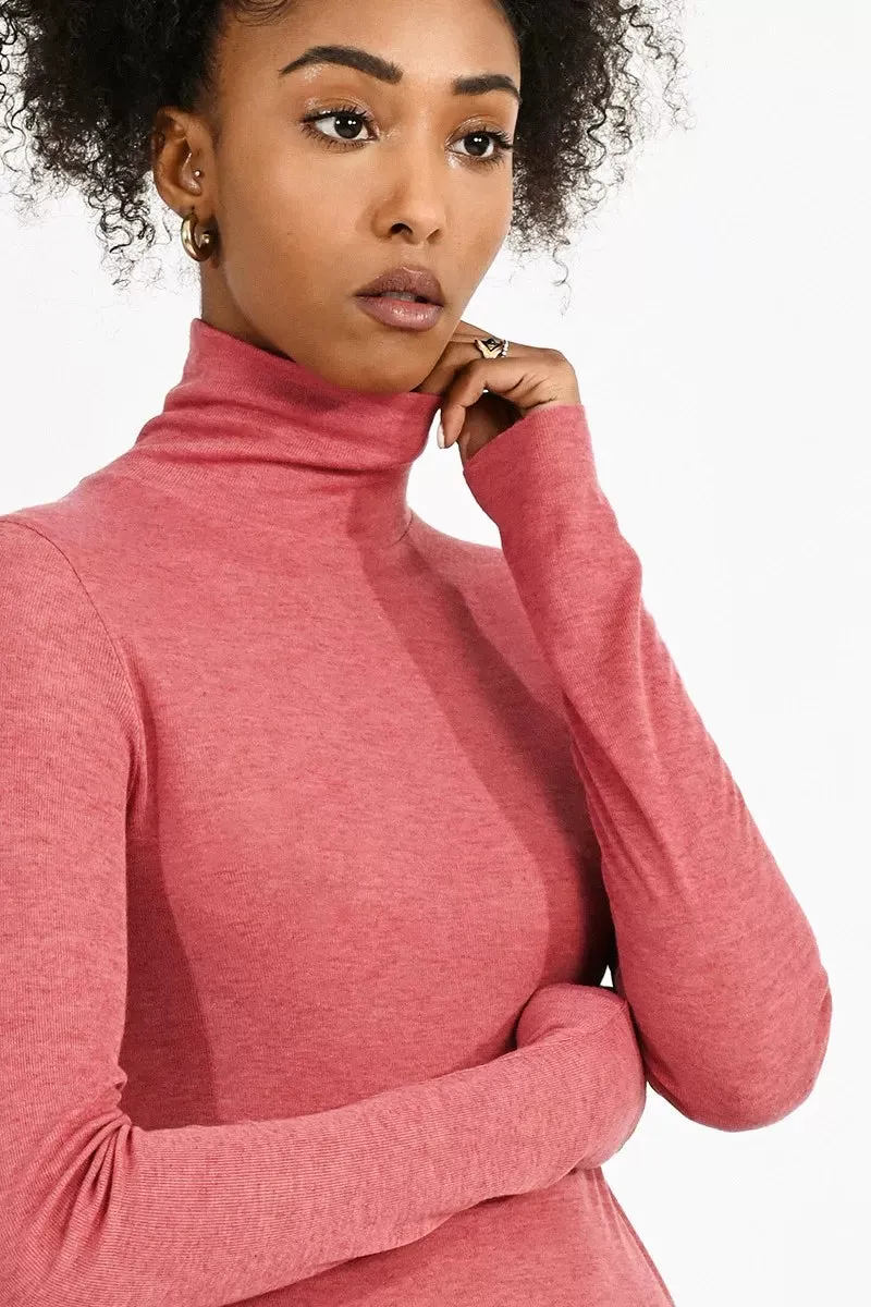 Pink Skinny Jersey Undershirt Top
