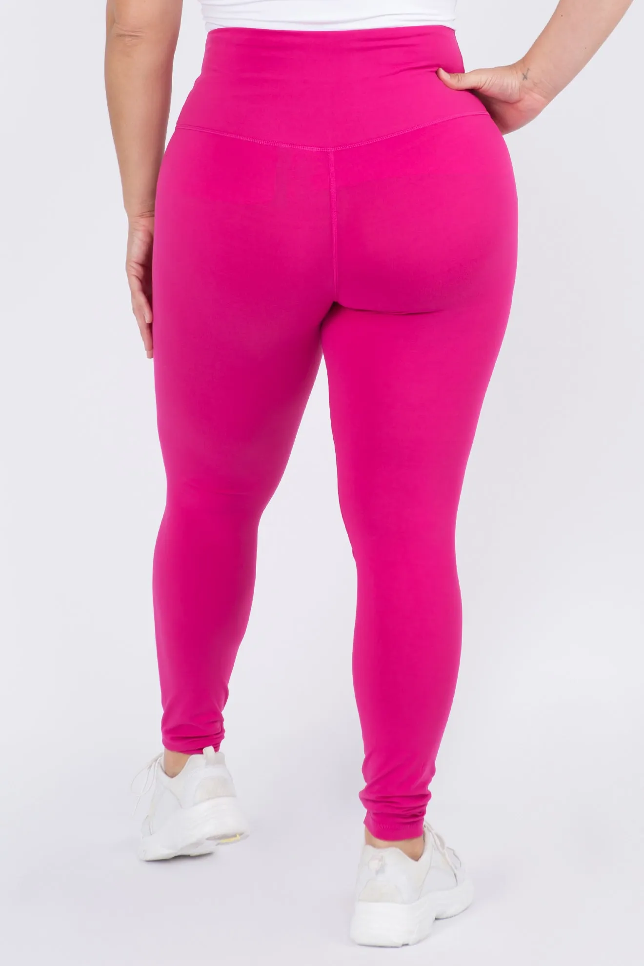 Plus Size High-Rise Essential Leggings
