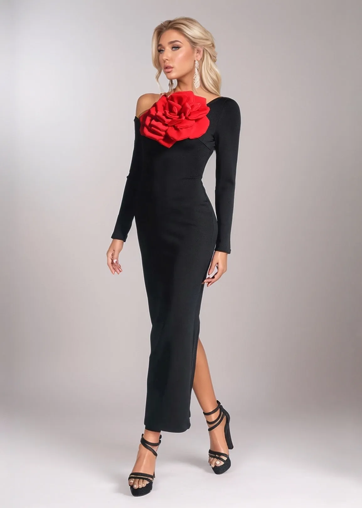 Reina Off-Shoulder Maxi Dress