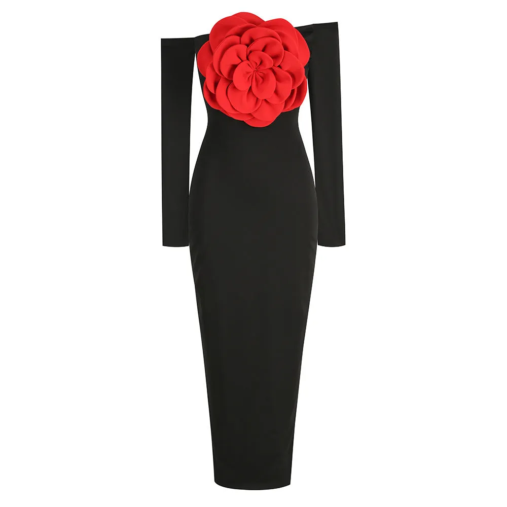 Reina Off-Shoulder Maxi Dress