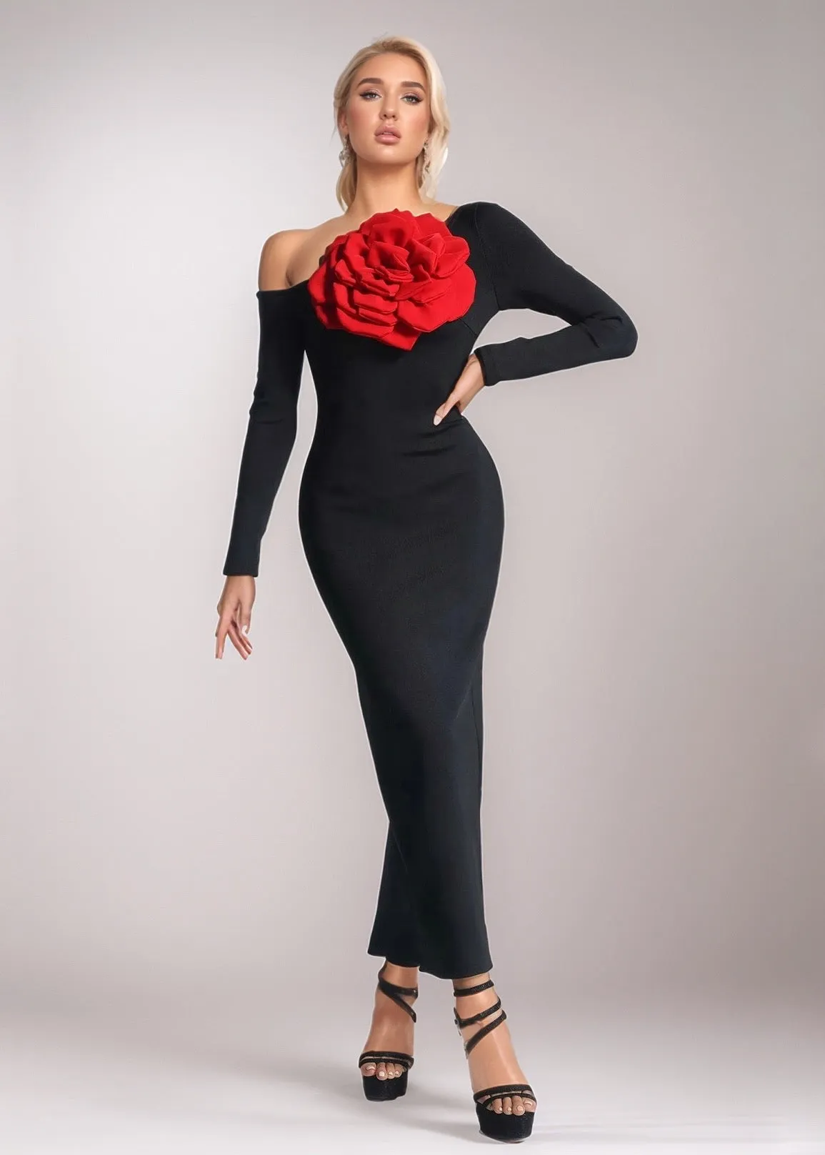 Reina Off-Shoulder Maxi Dress