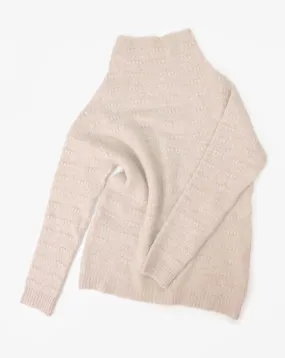 Ros Duke Slub Turtleneck Oatmeal