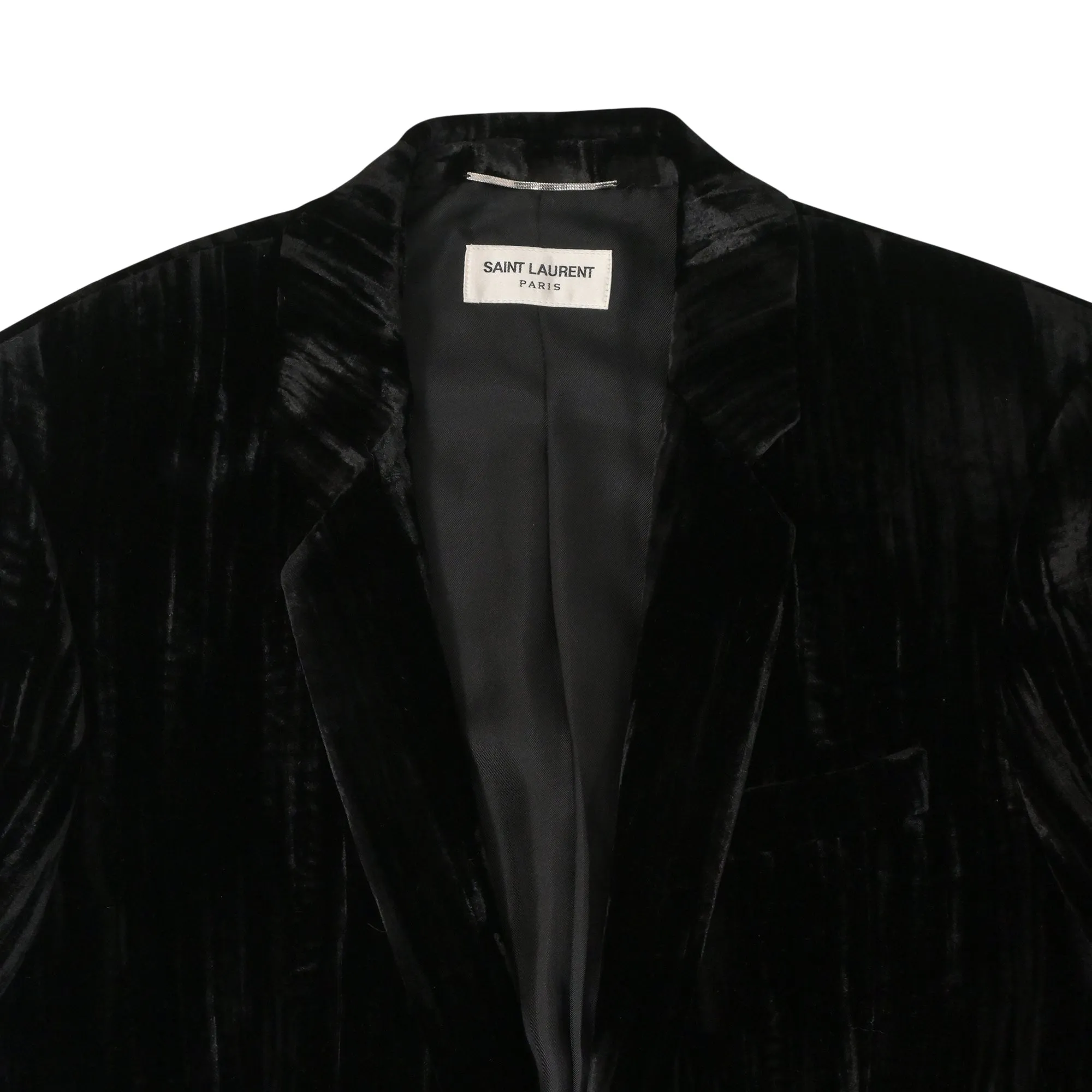 Saint Laurent Blazer in Black Velvet