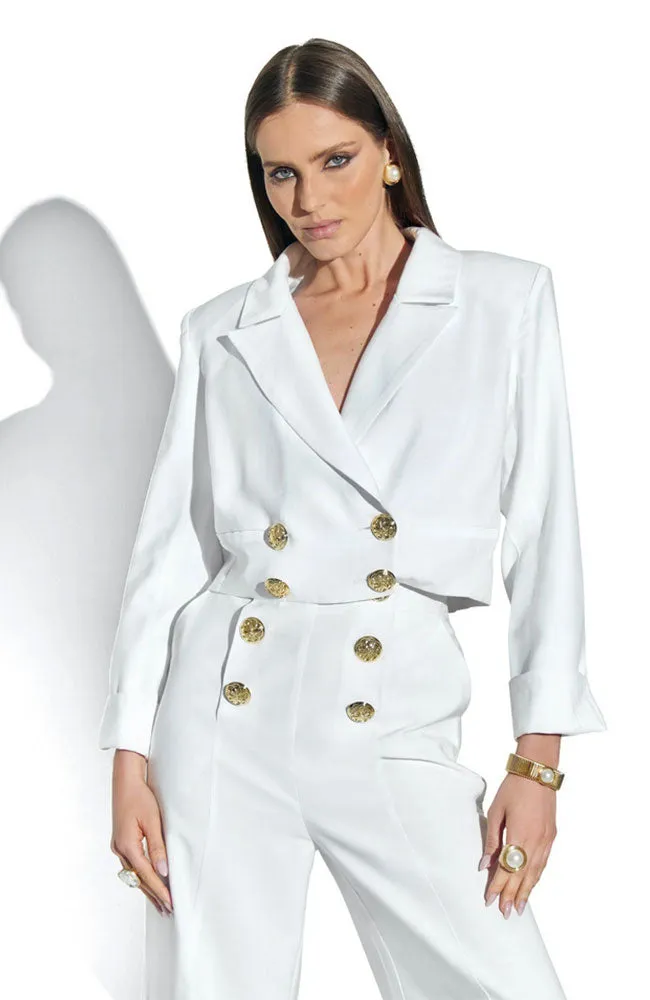 Selene Collared Button Jacket