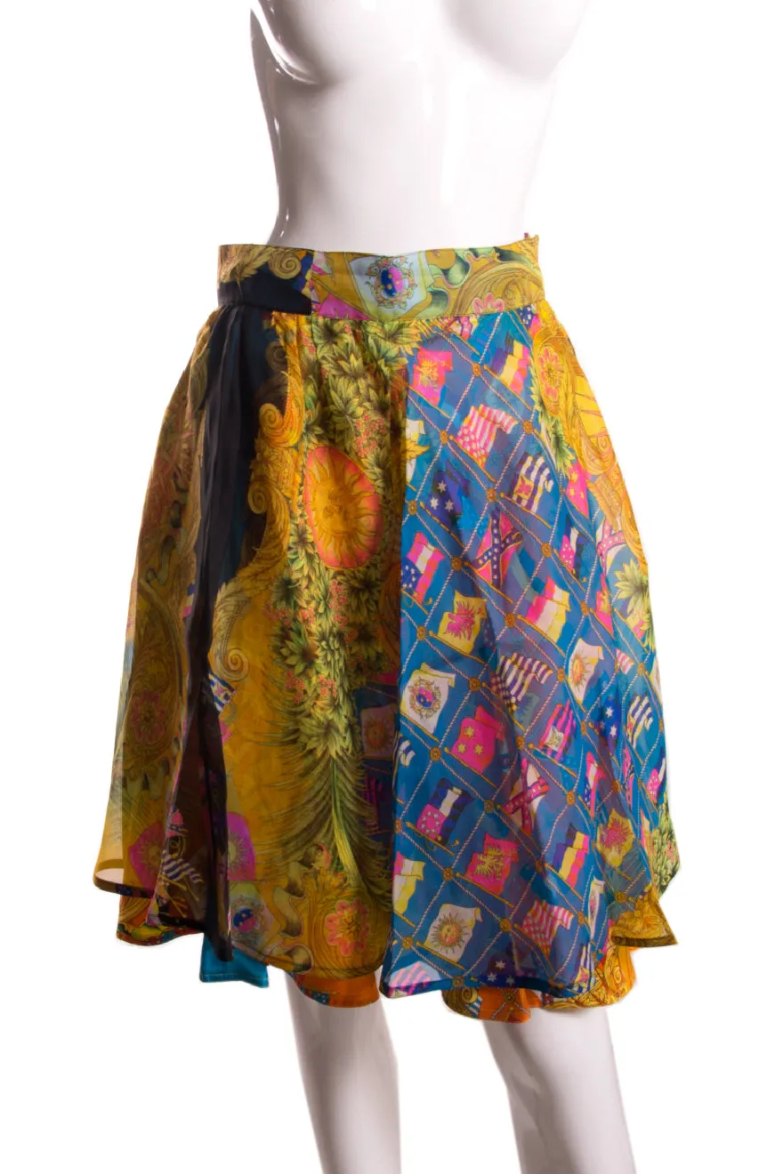 Silk Layered Skirt