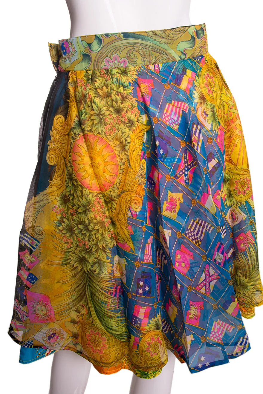 Silk Layered Skirt