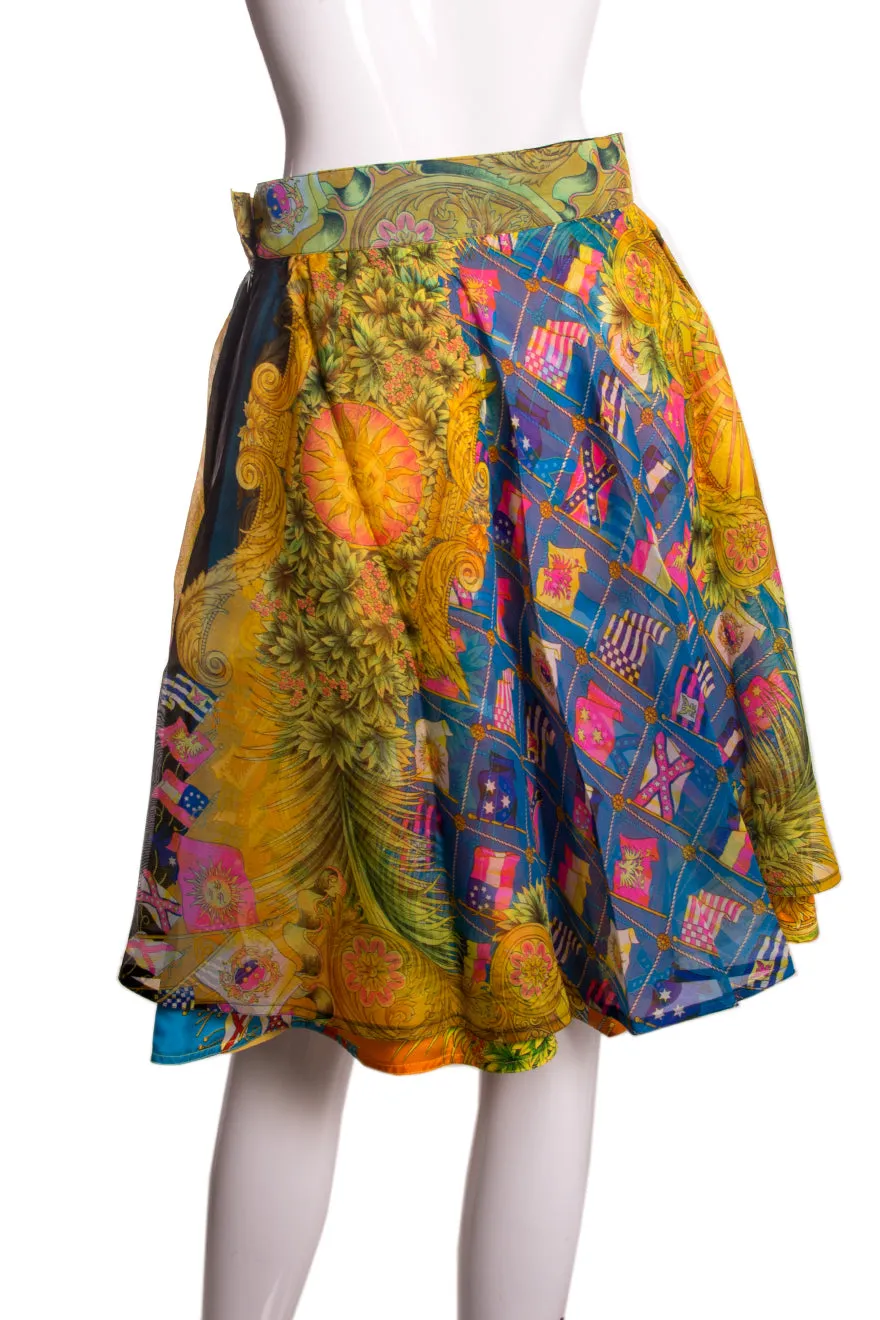 Silk Layered Skirt