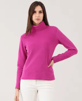 SIZE 12 - CHERVO Trentatre Thermal Fleece Turtleneck Grape