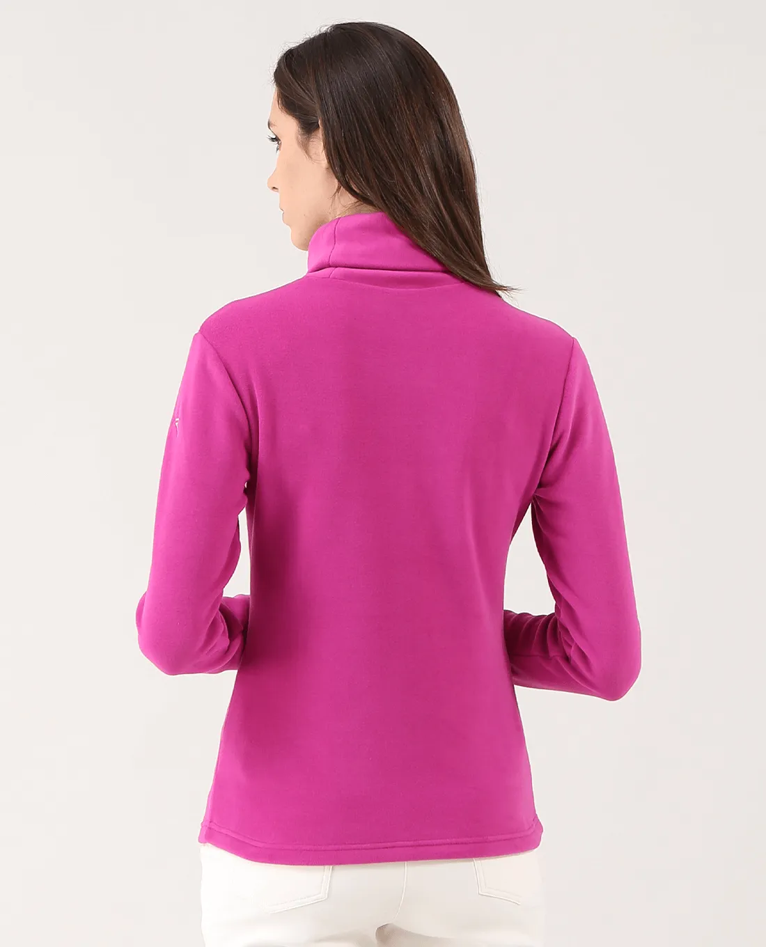 SIZE 12 - CHERVO Trentatre Thermal Fleece Turtleneck Grape