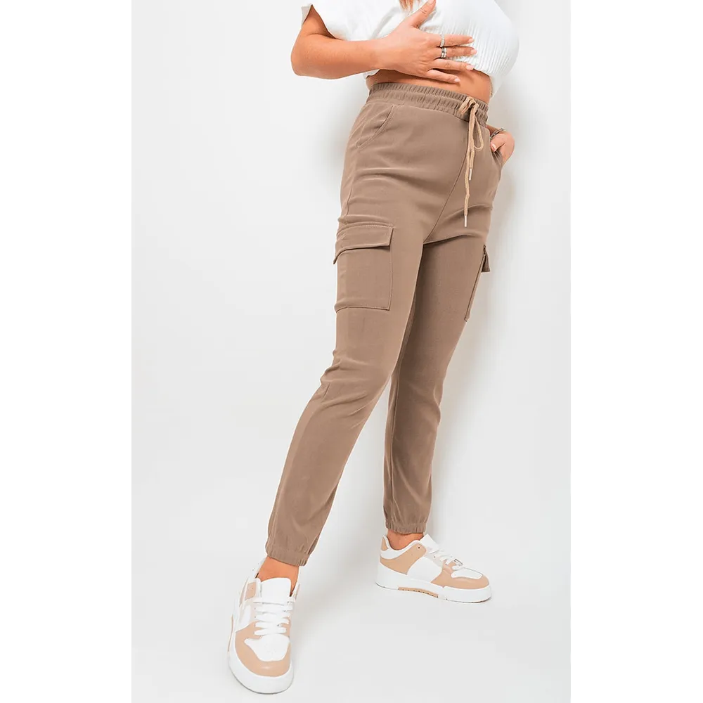 Size Frankie Cargo Pocket Trouser With Drawstring